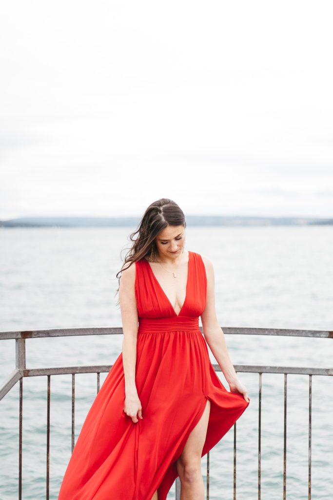 Finger Lakes Wedding Photographer | Emi Rose Studio | Romantic Dockside Engagement Session in Skaneateles, NY