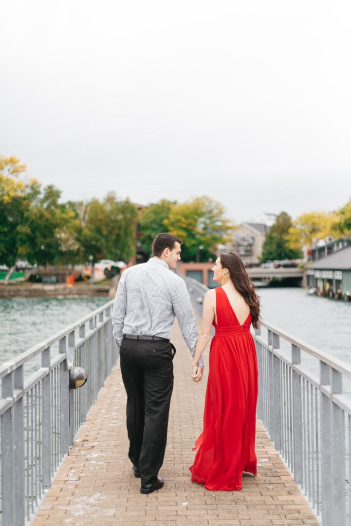 Finger Lakes Wedding Photographer | Emi Rose Studio | Romantic Dockside Engagement Session in Skaneateles, NY
